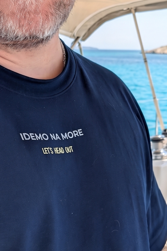 The "Dockside Heavy Tee – Edition Idemo Na More“